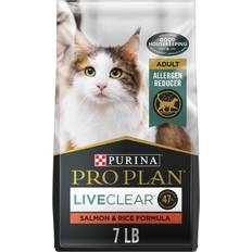 PURINA PRO PLAN Cats Pets PURINA PRO PLAN LIVECLEAR With Salmon & Rice Formula Dry Cat Food 7-lb