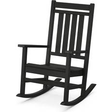 Outdoor black rocking chair Polywood Estate Rocking Chair