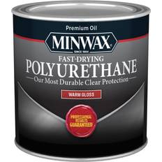 Indoor Use - Wall Paints Minwax Fast Drying Polyurethane Protective Wood Finish, Clear ½ Wall Paint