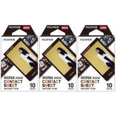 Analogue Cameras Fujifilm Instax Mini 40 Contact Sheet Instant 3-Pack and 30 Exposures