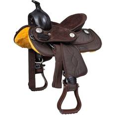 Tough-1 Equestrian Tough-1 Eclipse Synthetic Barrel Saddle Package