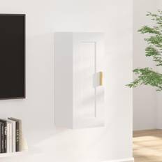 vidaXL High gloss white Wall Cabinet