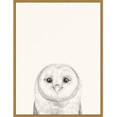 Amanti Art 18" 24" Animal Mug III Owl Victoria Borges Framed Art