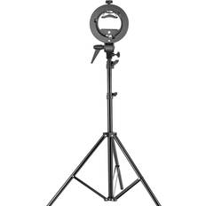 Neewer Light & Background Stands Neewer s-type bracket holder with bowens mount and 75''light stand for speedlite