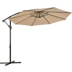 Costway Parasols & Accessories Costway 10 Hanging Umbrella Patio Sun Shade Offset W/t Cross Base