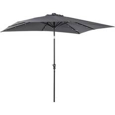 OutSunny Parasols OutSunny 8.8 Steel Market Tilt Patio Umbrella