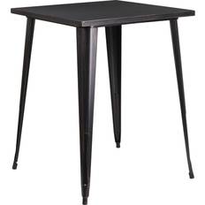 Metals Bar Tables Flash Furniture Commercial Grade 31.5 Square Bar Table