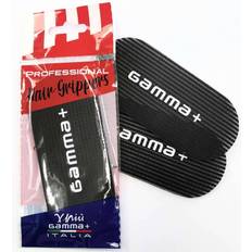 Svarte Hårruller Gamma+ Hair Grippers Velcro Black/White 2 Pack