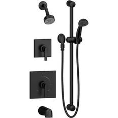 Shower Hoses Shower Sets Symmons Duro Tub (3606-H321-V-MB-1.5-TRM) Black
