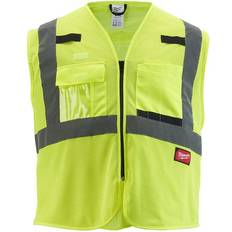 Milwaukee Class High Visibility Yellow Mesh Safety Vest