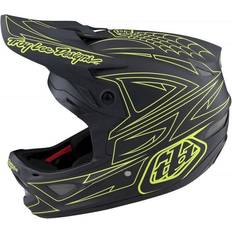 Troy Lee Designs Bike Accessories Troy Lee Designs D3 Fiberlite Helmet No Mips Volt