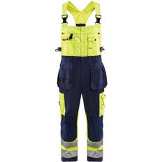 EN ISO 20471 Arbeitsoveralls Blåkläder High Vis Latzhose, gelb marine