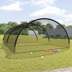 Batting Cages & Nets vidaXL Baseball-schlagkäfig Schwarz 600x400x250