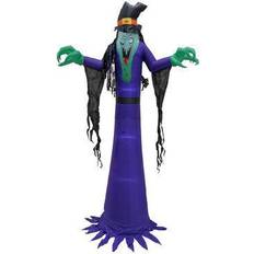 Inflatable Decorations on sale National Tree Company Holiday Lighting Purple Purple 12' Witch Inflatable Lawn Decor