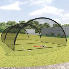 Batting Cages & Nets vidaXL Baseball-schlagkäfig Schwarz 900x400x250