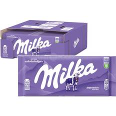Schokolade Milka Alpenmilch Schokoladen-Tafel 24x 100g