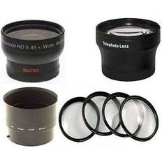 Nikon Add-On Lenses Nikon Wide + Tele + Macro Close Up Set + Tube bundle for CoolPix P520