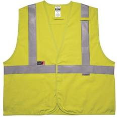 Work Vests Ergodyne 8261FRHL Lime Hi-Vis FR Safety Vest Class Dual Compliant