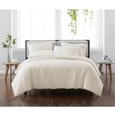 Cannon Heritage Solid 3 Duvet Cover Natural, White, Yellow