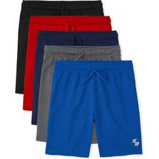 Boys Pants Children's Clothing The Children's Place Kid's Basketball Shorts 5-pack - Multi Colour