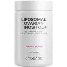 Supplements on sale Codeage Liposomal Ovarian Inositol + Supplement, Folate & CoQ10 Phytosome, Hormonal 120 pcs