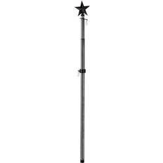 Evergreen Black Star Metal Extendable House Flag Pole