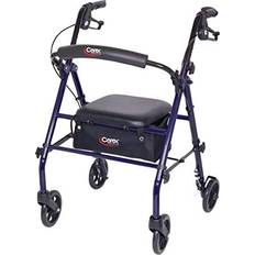 Rollator walker with seat Carex steel rollator walker with seat and wheels rolling walker for seniors