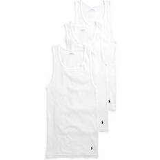 Polo Ralph Lauren Tank Tops Polo Ralph Lauren Men's Tall Classic Cotton Undershirts 3-pack - White