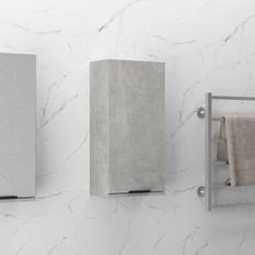Grå Høyskap vidaXL Concrete grey Wall-mounted