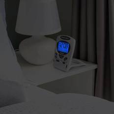 Digital Equity 31300 titanium colored lcd travel alarm clock- 5 in