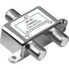 Digital coaxial splitter 5-2400mhz, rg6 compatible, work wit