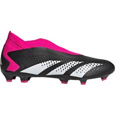 Syntetisk Fotballsko adidas Predator Accuracy.3 Laceless Firm Ground - Core Black/Cloud White/Team Shock Pink 2