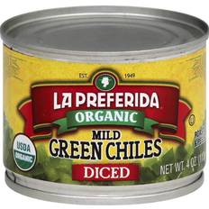 Canned Food La Preferida Organic Green Chiles Mild Diced 4oz 1