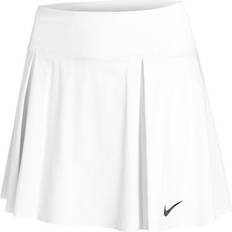 Nike Damen Röcke Nike Dri-Fit Advantage Short Tennis Skirt Women's - White/Black
