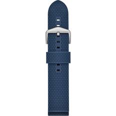 Fossil Smartwatch Strap Fossil Men 22mm Blue Silicone Watch Strap
