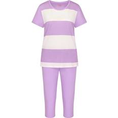 Triumph Pajama Set - White/Purple