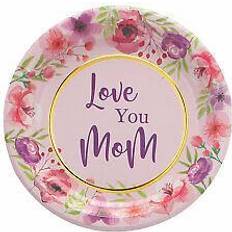 Fun Express Mothers Day Party Supplies Dessert Plate