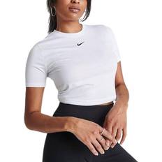 White crop tank Nike Women's Essential Crop T-shirt - White