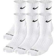 Nike Dri-Fit Training Cotton Cushioned Crew Socks 6-pack - White