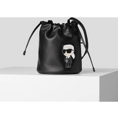 Beuteltaschen reduziert Karl Lagerfeld K/ikonik kleine Bucket-bag Aus Leder, Frau, Schwarz, Größe: X00