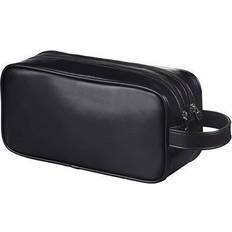 Mens Toiletry Bag Shaving Dopp Case for Travel by Bayfield Bags Black