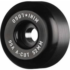 Svarte Hjul Mini Logo Skateboard Wheels A-cut "2" 52mm 95A Black 4-pack str. 52mm