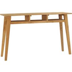 Teak Avlastningsbord vidaXL Solid Teak Wood Console Table
