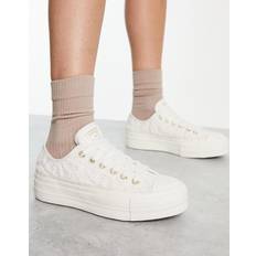 Converse Gold Sneakers Converse Off-White Chuck All Star Lift Sneakers