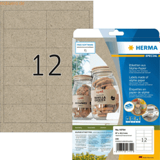 Brune Etiketter Herma 10754 Universal Etiketten DIN A4