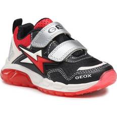 Geox SPAZIALE Boy Sneaker, Black/RED