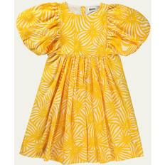 Molo Toddler Girl Kids' dress Yellow Organic cotton