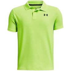 Lime green shirt Under Armour Performance Boys Golf Polo, LIME SURGE 369