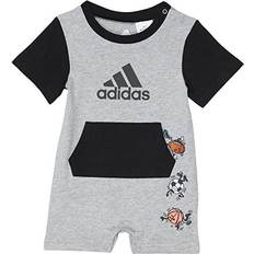 Adidas Playsuits Children's Clothing adidas Baby Boy Colorblock Romper, Infant Boy's, Months, Grey