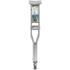 Crutches & Medical Aids Hugo Lightweight Adjustable Aluminum Crutches 2.0 ea Silver